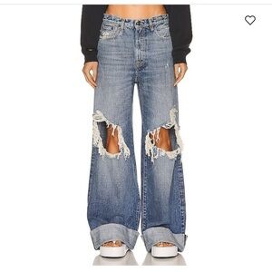 New R13 Lisa Baggy Jeans in Reese Wash Size 26